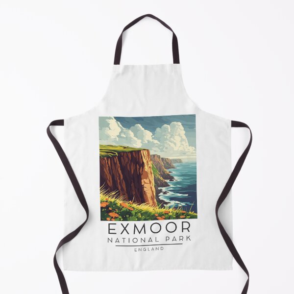 Item preview, A Vintage Illustration of Exmoor National Park - England designed and sold by GoodOldVintage.