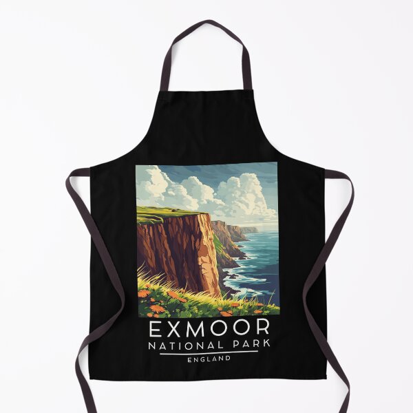 Item preview, A Vintage Illustration of Exmoor National Park - England designed and sold by GoodOldVintage.