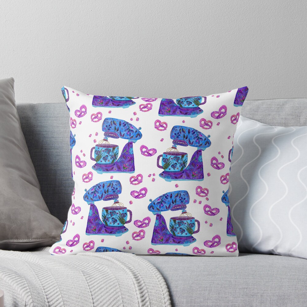 Item preview, Throw Pillow designed and sold by deblevart.
