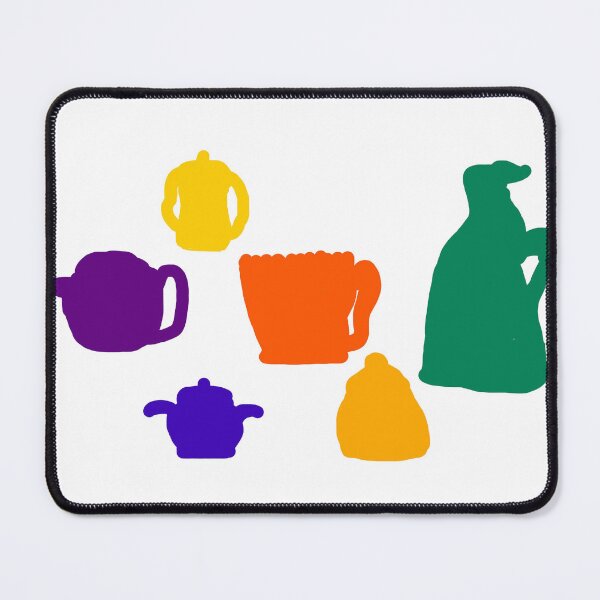 Item preview, Tea Time with hand drawn pots  designed and sold by wallartofmio.