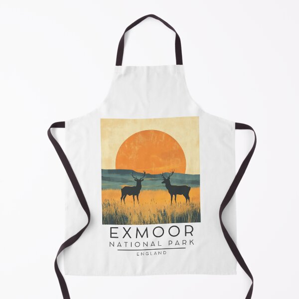 Item preview, A Vintage Illustration of Exmoor National Park - England designed and sold by GoodOldVintage.