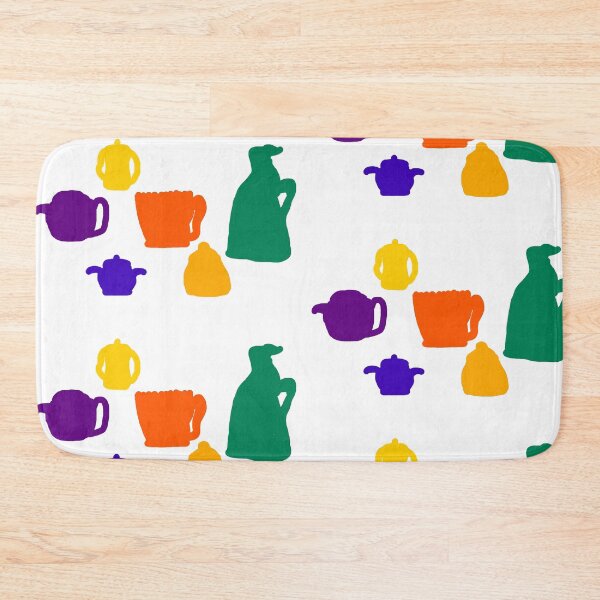 Item preview, Tea Time with hand drawn pots  designed and sold by wallartofmio.
