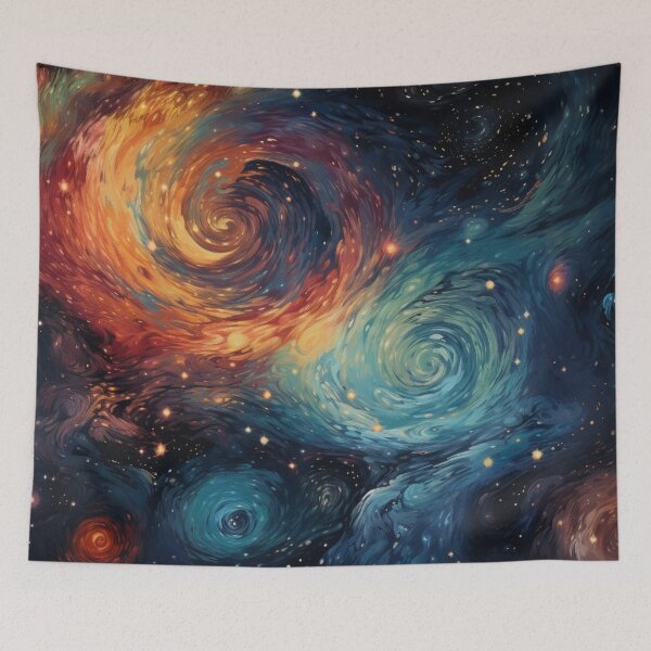 Item preview, Galaxy Collision designed and sold by patternshoprad.