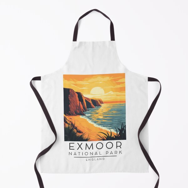 Item preview, A Vintage Illustration of Exmoor National Park - England designed and sold by GoodOldVintage.