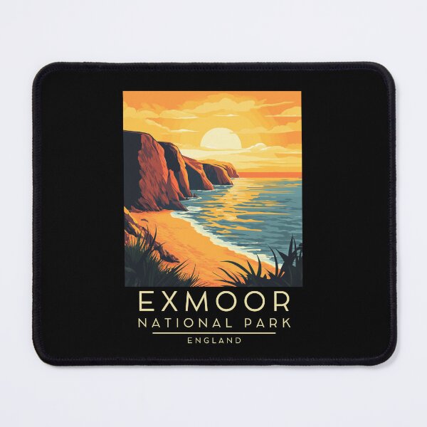 Item preview, A Vintage Illustration of Exmoor National Park - England designed and sold by GoodOldVintage.