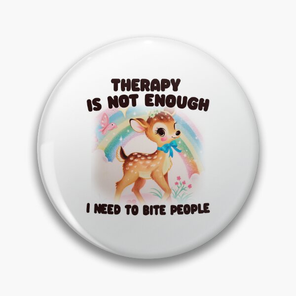 Item preview, Therapy Is Not Enough I Need To Bite People Shirt, Retro Cartoon T Shirt, Weird T Shirt, Meme T Shirt, Dank Memes designed and sold by Rosqzz.