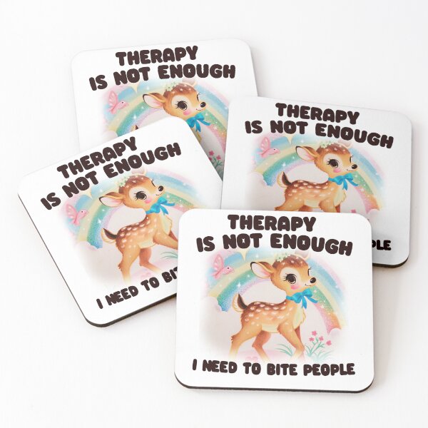 Item preview, Therapy Is Not Enough I Need To Bite People Shirt, Retro Cartoon T Shirt, Weird T Shirt, Meme T Shirt, Dank Memes designed and sold by Rosqzz.