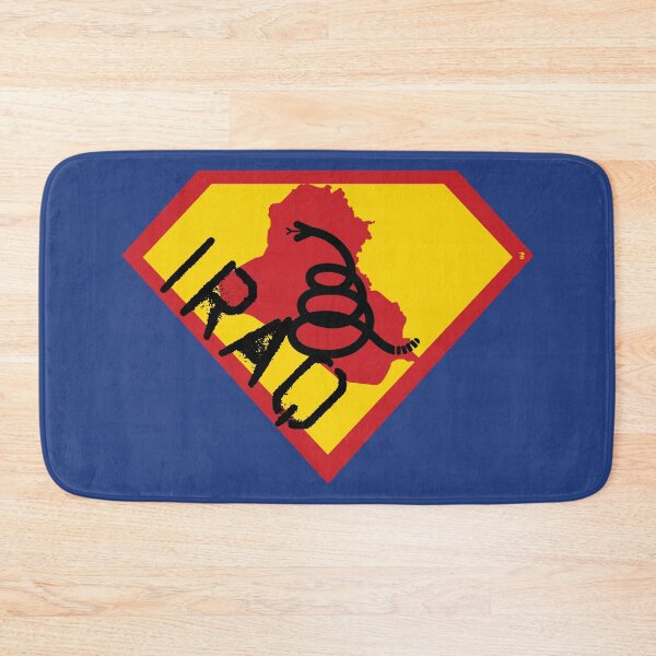 Item preview, IRAQ Spell Out - Freedom Is The Superpower - Modern Gadsden Snake Flag - Dont Tread On Me SUPERHERO design designed and sold by pelagio.