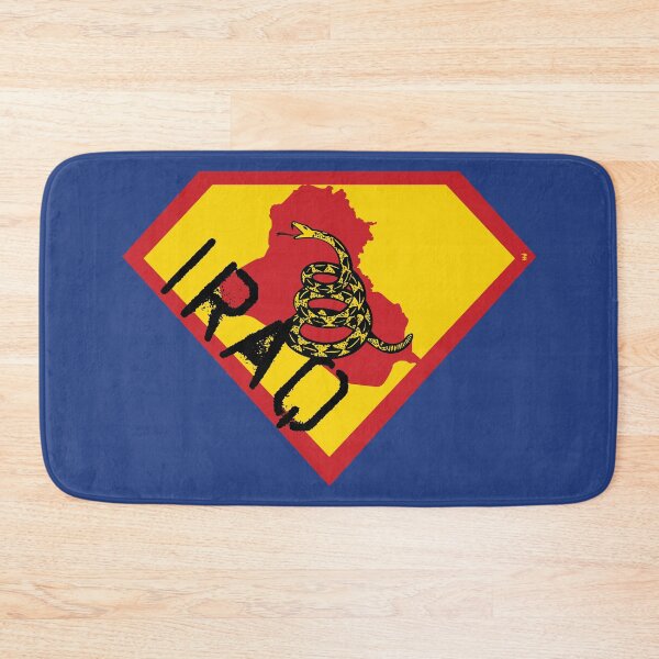Item preview, IRAQ Spell Out - Freedom Is The Superpower -Gadsden Snake Flag - Dont Tread On Me SUPERHERO design designed and sold by pelagio.