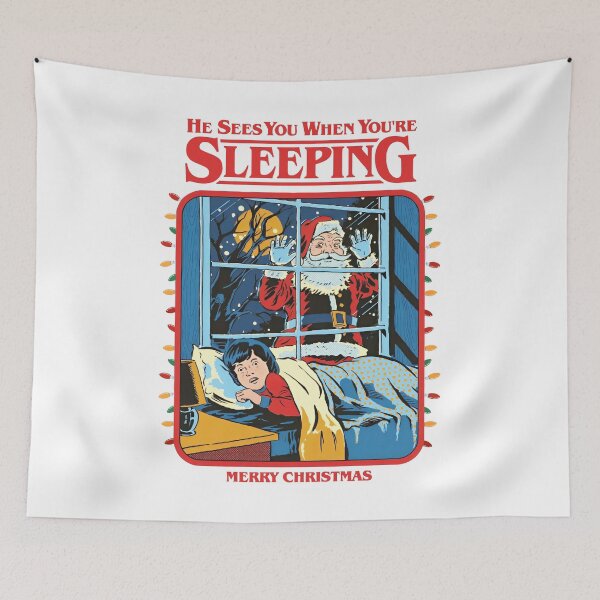 Item preview, Vintage Creepy Santa Claus T-Shirt designed and sold by MariCanal.