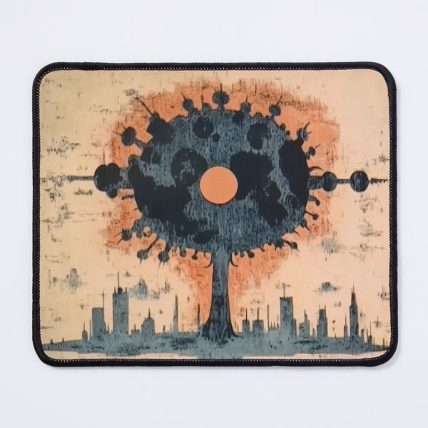 Item preview, Atomic Tree Over A Decaying City designed and sold by landletsy.