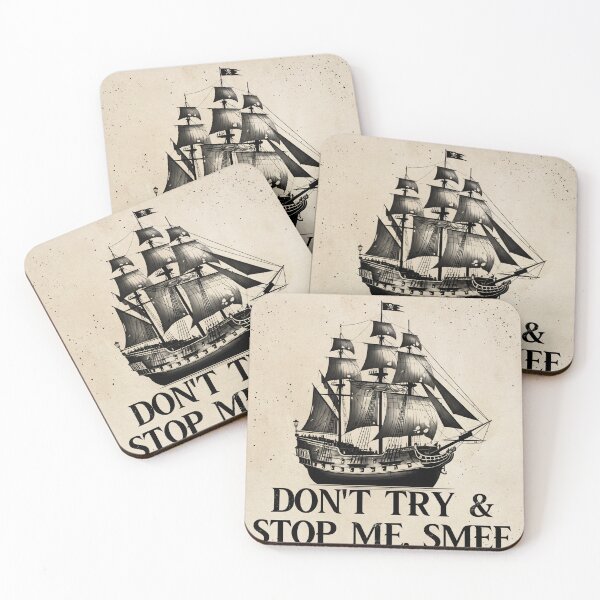 Item preview, Don't Try and Stop Me Smee Pirate Sticker designed and sold by zombiemama.