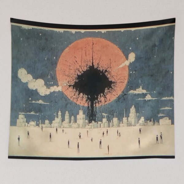 Item preview, Atom Sun Over A Silent City designed and sold by landletsy.