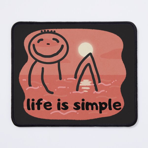 Item preview, life is simple - meditation full of peace and joy designed and sold by Betinka.