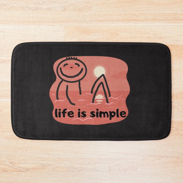 Item preview, life is simple - meditation full of peace and joy designed and sold by Betinka.