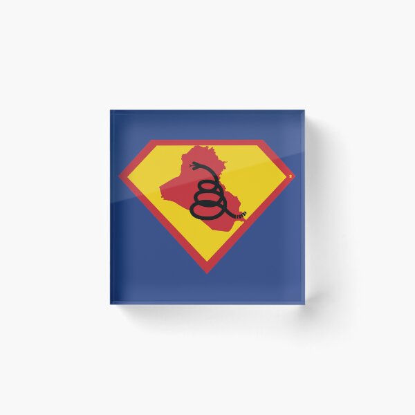 Item preview, IRAQ  - Freedom Is The Superpower - Modern Gadsden Snake Flag - Dont Tread On Me SUPERHERO design designed and sold by pelagio.