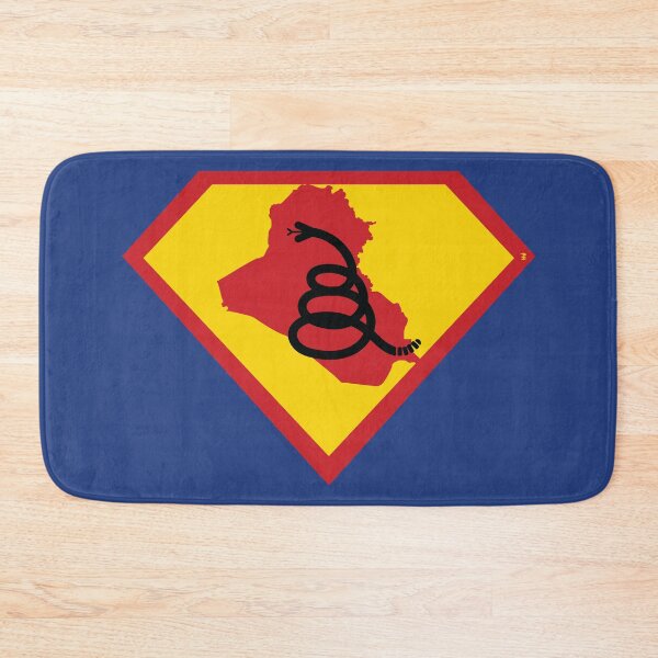 Item preview, IRAQ - Freedom Is The Superpower - Modern Gadsden Snake Flag - Dont Tread On Me SUPERHERO design designed and sold by pelagio.