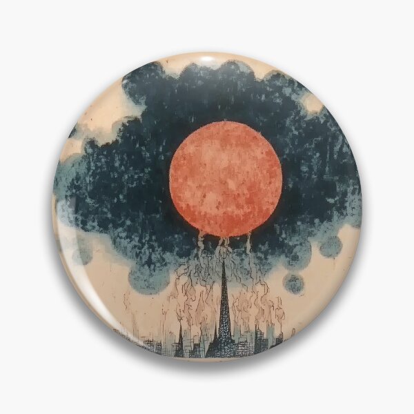 Item preview, Atomic Sun Over The Shattered City designed and sold by landletsy.