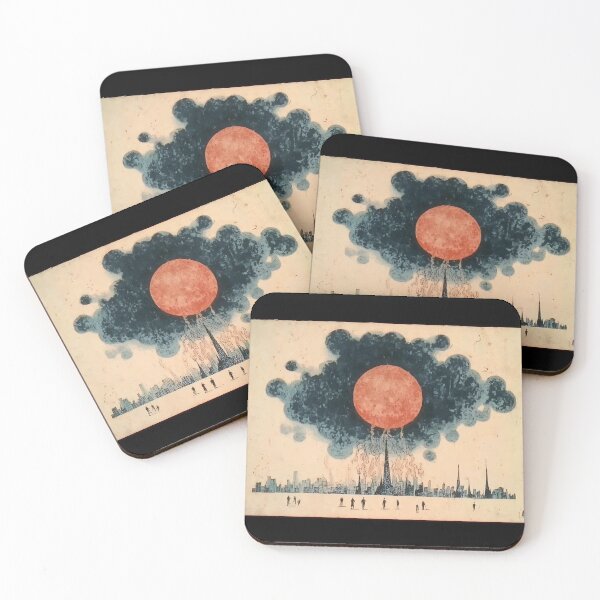 Item preview, Atomic Sun Over The Shattered City designed and sold by landletsy.