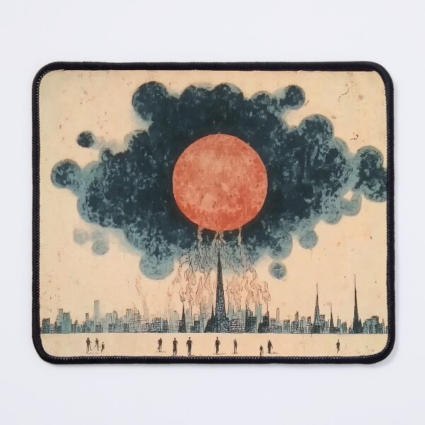 Item preview, Atomic Sun Over The Shattered City designed and sold by landletsy.