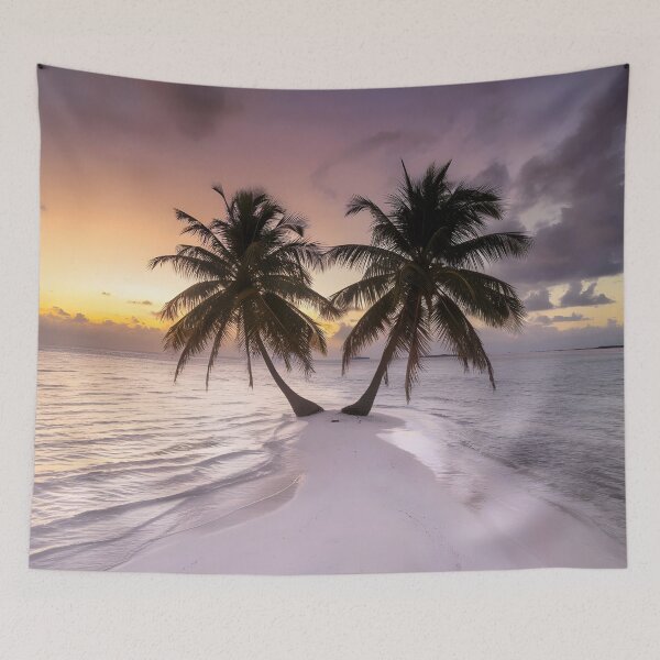 Item preview, two palm trees in the sea 3  designed and sold by AA-designstore.