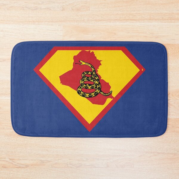 Item preview, IRAQ - Freedom Is The Superpower - Gadsden Snake Flag - Dont Tread On Me SUPERHERO design designed and sold by pelagio.