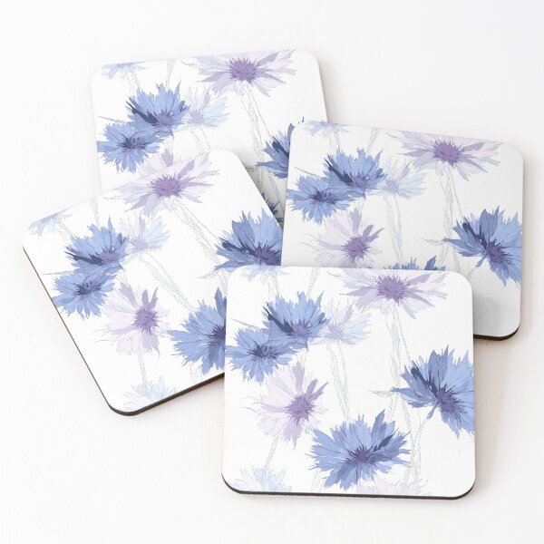 Item preview, Blue Cornflower Pattern Watercolor Design designed and sold by Kathleen Weinert.