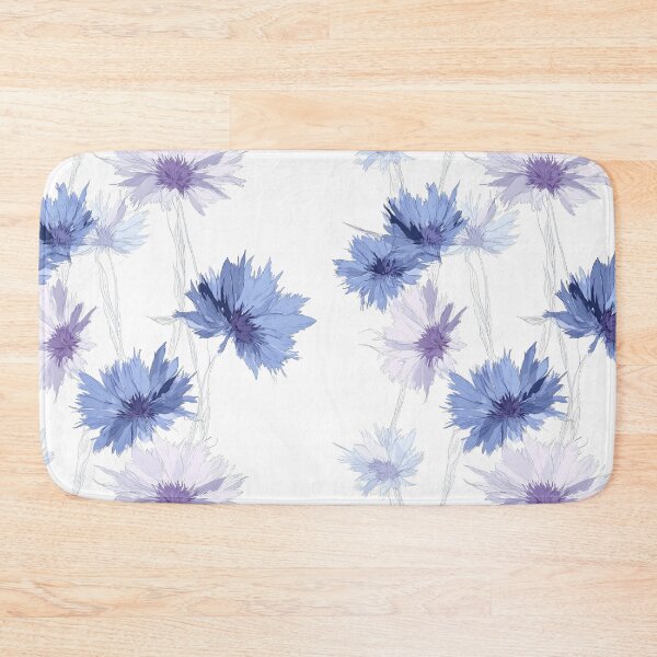 Item preview, Blue Cornflower Pattern Watercolor Design designed and sold by Kathleen Weinert.