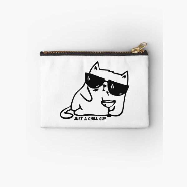 Item preview, Just a Chill Guy Cat Meme  designed and sold by lisaamakye.