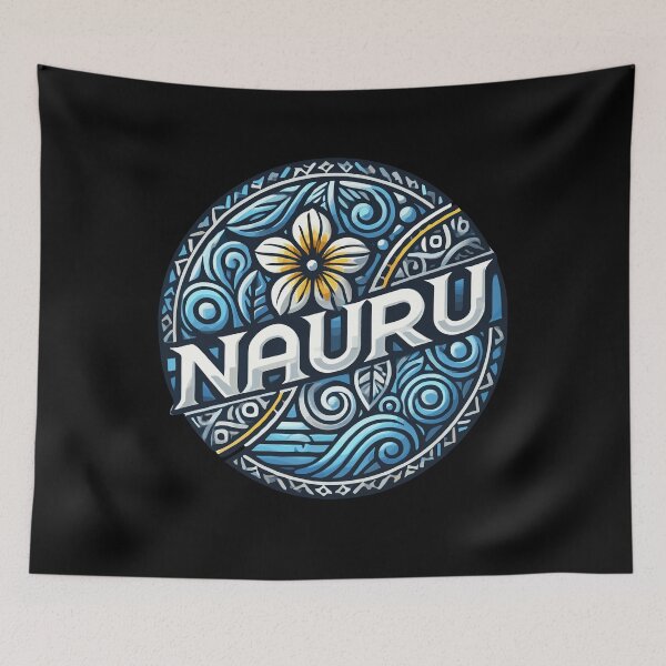 Item preview, NAURU - Tribal Pattern Art - Tropical Island Flower - Nauran designed and sold by Darling DeDe.