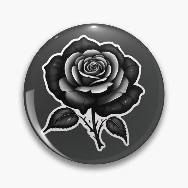 Item preview, Goth Rose Flower designed and sold by MadnessEnvelope.