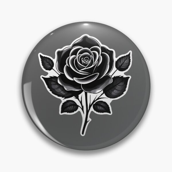 Artikelvorschau, Schwarze Gothic-Ästhetik-Grunge-Rose-Blume entworfen und verkauft von MadnessEnvelope.