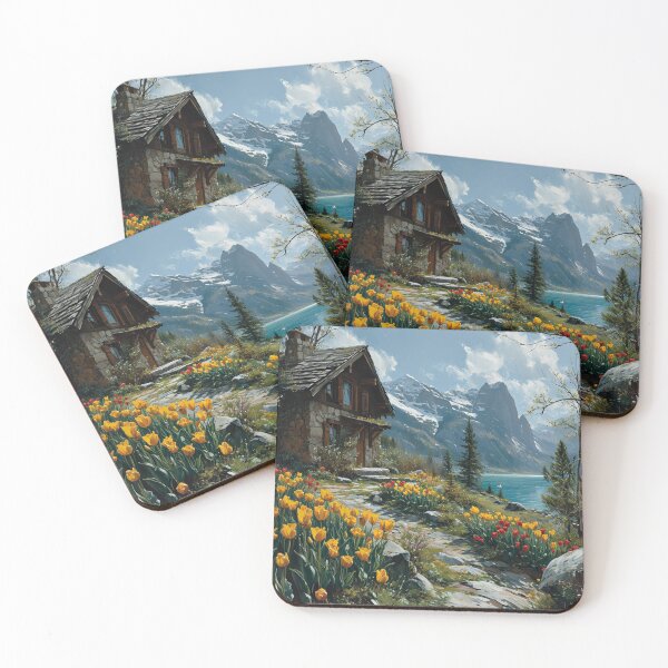 Item preview, Mountain Cabin 1  designed and sold by Dawn van Doorn.