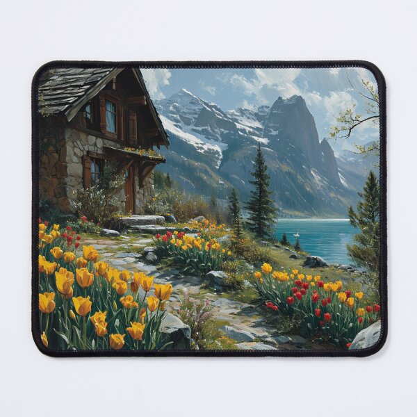 Item preview, Mountain Cabin 1 designed and sold by Dawn van Doorn.