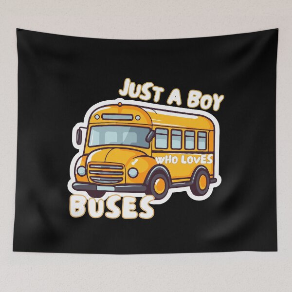 Item preview, Just a boy who loves buses designed and sold by MilkyForest.
