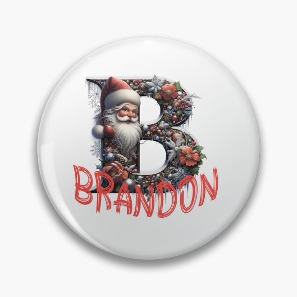 Item preview, Name Brandon. My name is Brandon. Winter initial. designed and sold by MagelliShop.