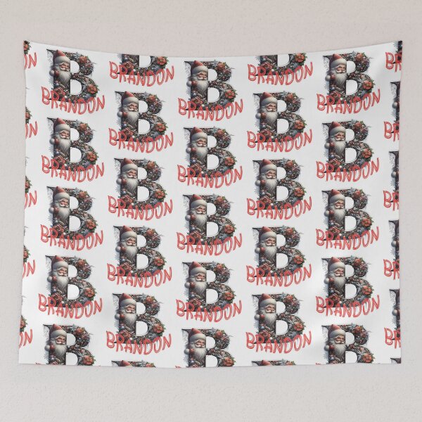 Item preview, Name Brandon. My name is Brandon. Winter initial. designed and sold by MagelliShop.
