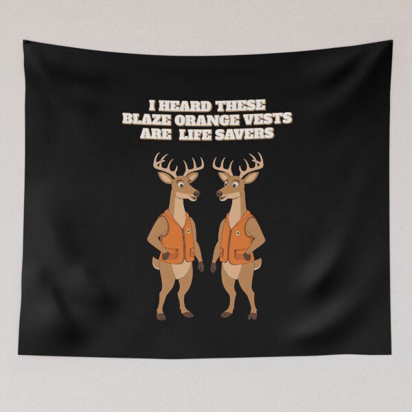 Item preview, I heard These Blaze Orange Vest Are Life Savers - Funny Hunting Design designed and sold by signshirtz.