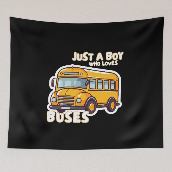 Item preview, Just a boy who loves buses designed and sold by MilkyForest.