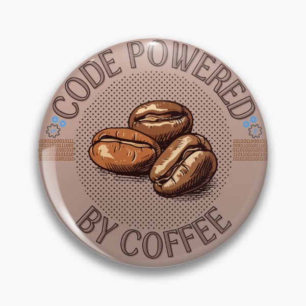 Item preview, Code Powered by Coffee: Programmer's Caffeine-Fueled Coding Gear designed and sold by Shabby Script Archive | Digital Designer .