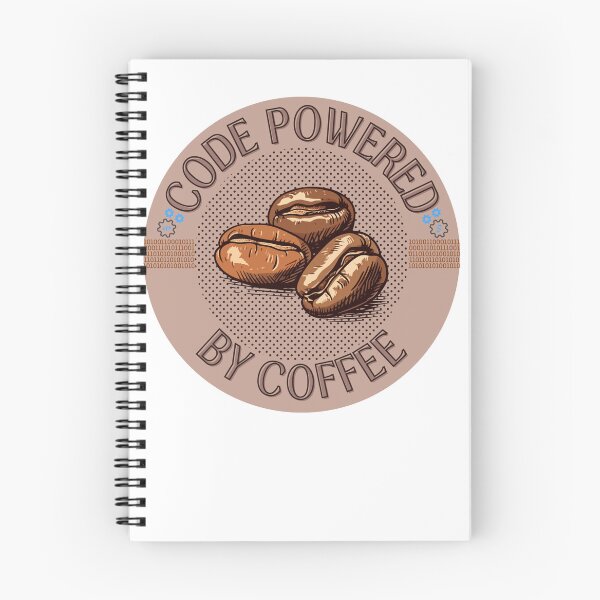 Item preview, Code Powered by Coffee: Programmer's Caffeine-Fueled Coding Gear designed and sold by Shabby Script Archive | Digital Designer .