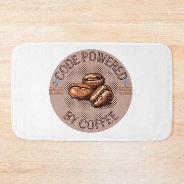 Item preview, Code Powered by Coffee: Programmer's Caffeine-Fueled Coding Gear designed and sold by Shabby Script Archive | Digital Designer .