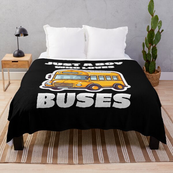 Item preview,  Just a boy who loves buses designed and sold by MilkyForest.