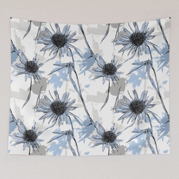 Item preview, Blue Cornflower Pattern Watercolor Design designed and sold by Kathleen Weinert.