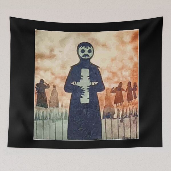 Item preview, Silent Watcher With The Cross designed and sold by landletsy.