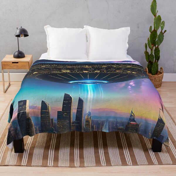 Item preview, Black UFO Above City v2 designed and sold by Marcicev-Bojan.