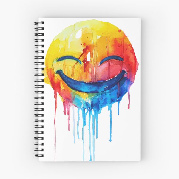 Item preview, Tears with a smile on a watercolor white background designed and sold by LazyLifestyle.