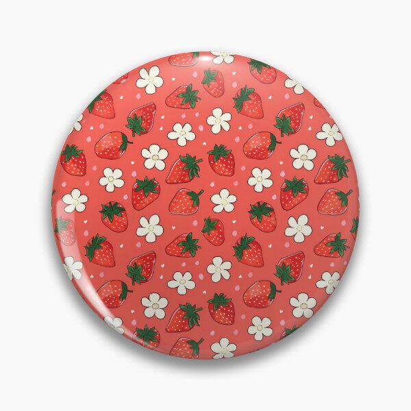 Item preview, Strawberries and Flowers  designed and sold by ajollycreation.