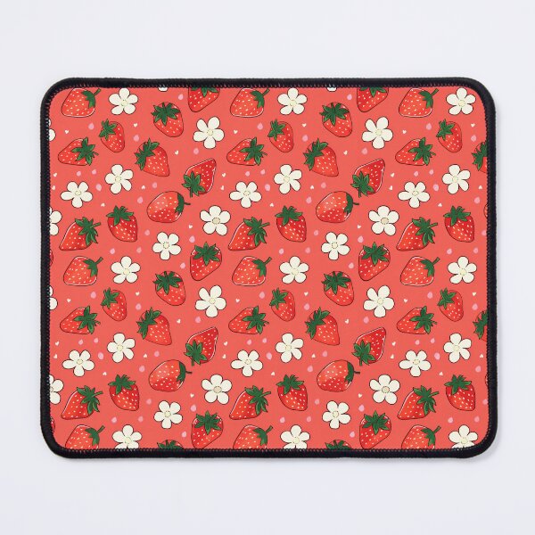 Item preview, Strawberries and Flowers  designed and sold by ajollycreation.