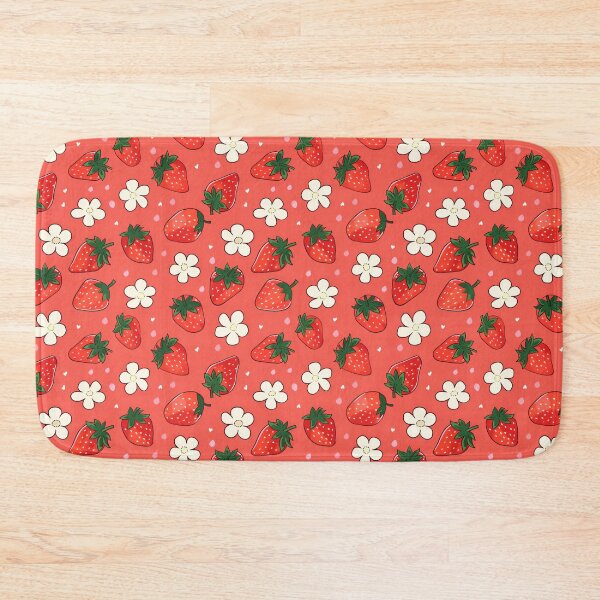 Item preview, Strawberries and Flowers  designed and sold by ajollycreation.